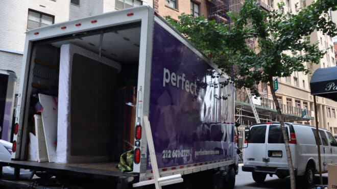 Reserving building elevators for moving day