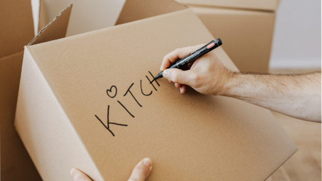 Forgetting to label boxes